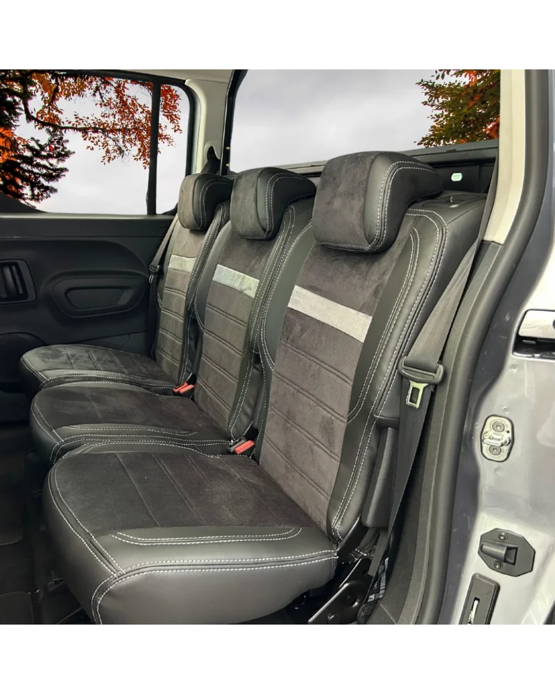 Citroen Berlingo Özel Oto Koltuk Kılıfı - 1.Kalite Deri Tay Tüyü - Görsel 8
