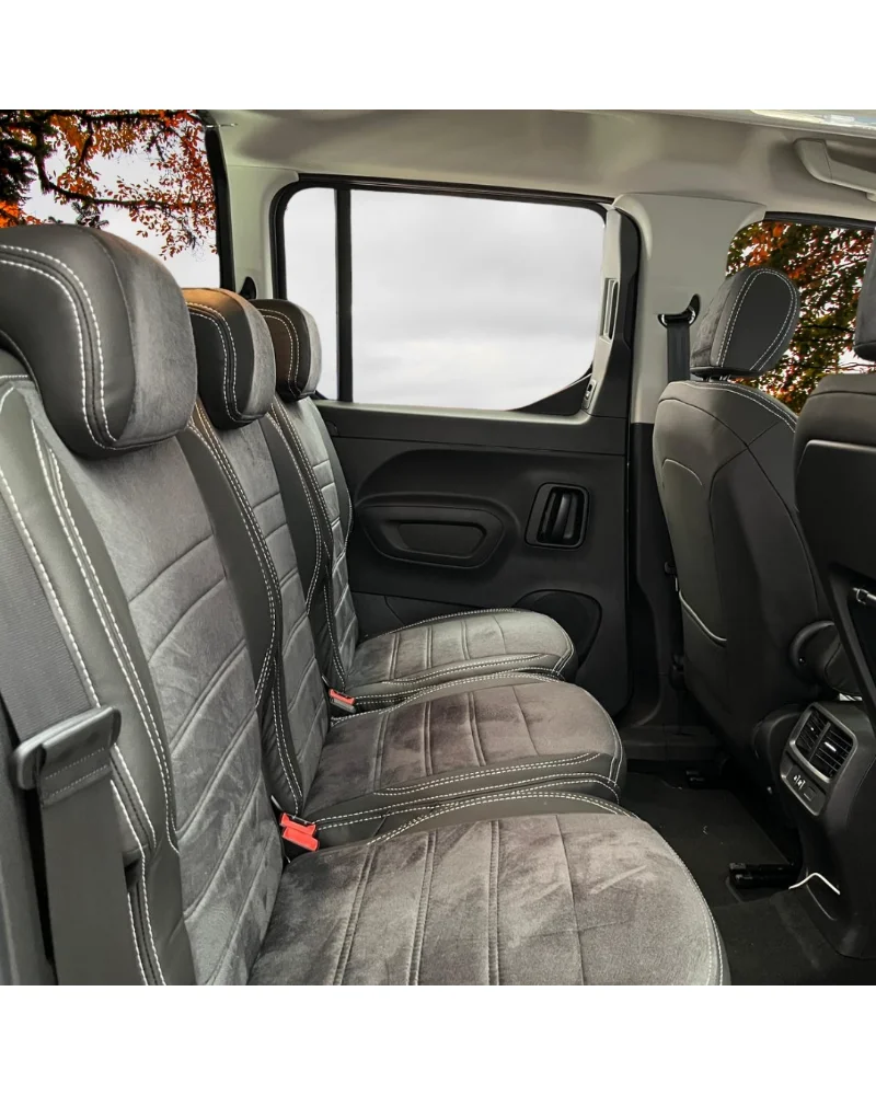 Citroen Berlingo Özel Oto Koltuk Kılıfı - 1.Kalite Deri Tay Tüyü - Görsel 7