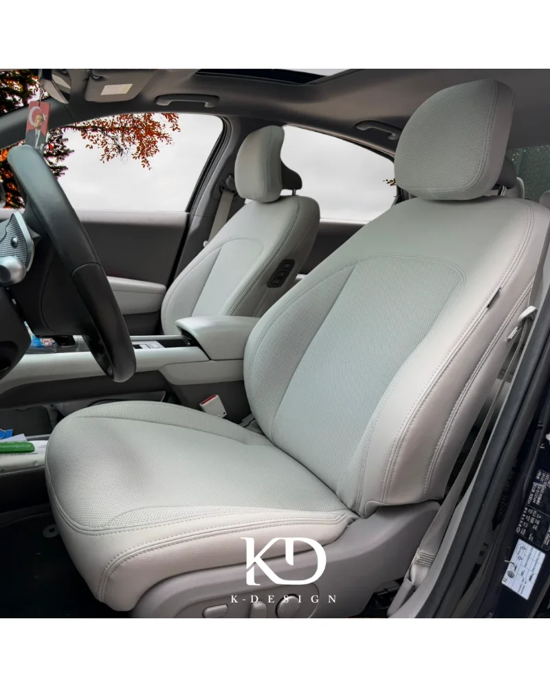 Hyundai Ioniq 6 Özel Oto Koltuk Kılıfı - 1.Kalite Deri - Görsel 1