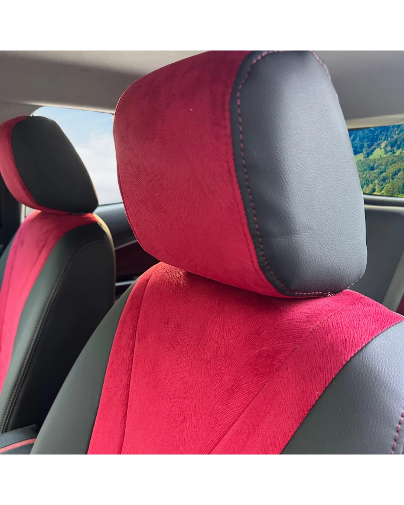 Ford Fiesta Özel Oto Koltuk Kılıfı - 1.Kalite Deri Tay Tüyü - Görsel 5