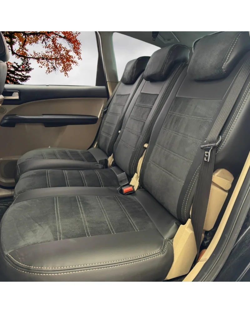 Ford C Max Özel Oto Koltuk Kılıfı - 1.Kalite Deri Tay Tüyü - Görsel 3