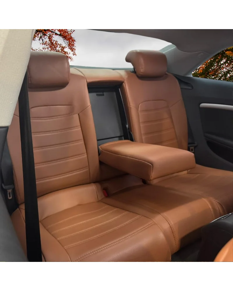 Audi A5 Coupe Araca Özel Oto Koltuk Kılıfı - 1.Kalite Deri - Görsel 5