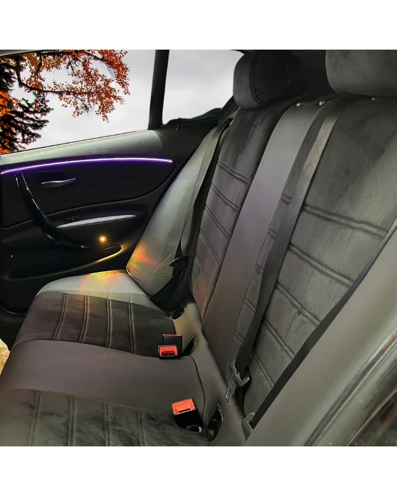 Bmw 116 Araca Özel Oto Koltuk Kılıfı - 1.Kalite Deri Tay Tüyü - Görsel 7