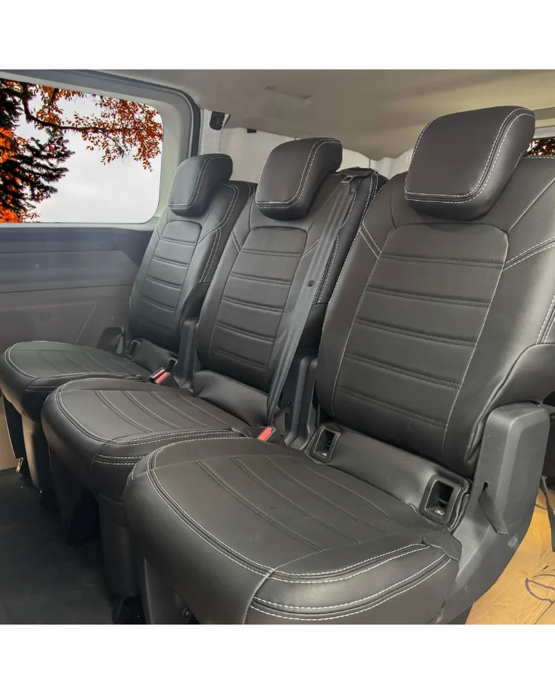 Ford Custom 5+1 Özel Oto Koltuk Kılıfı - 1.Kalite Deri - Görsel 3