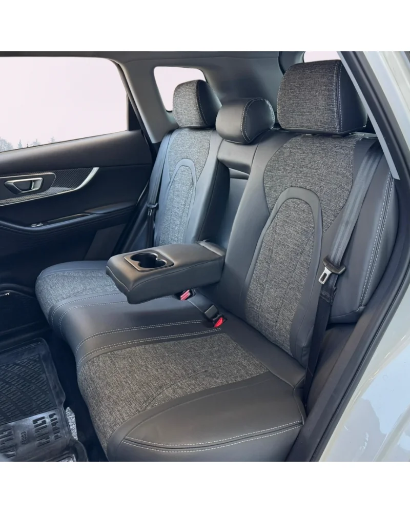 Chery Tiggo 7 Pro Araca Özel Oto Koltuk Kılıfı - 1.Kalite Deri Keten - Görsel 5