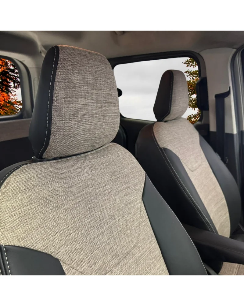 Ford Courier Özel Oto Koltuk Kılıfı - 1.Kalite Deri Keten - Görsel 8