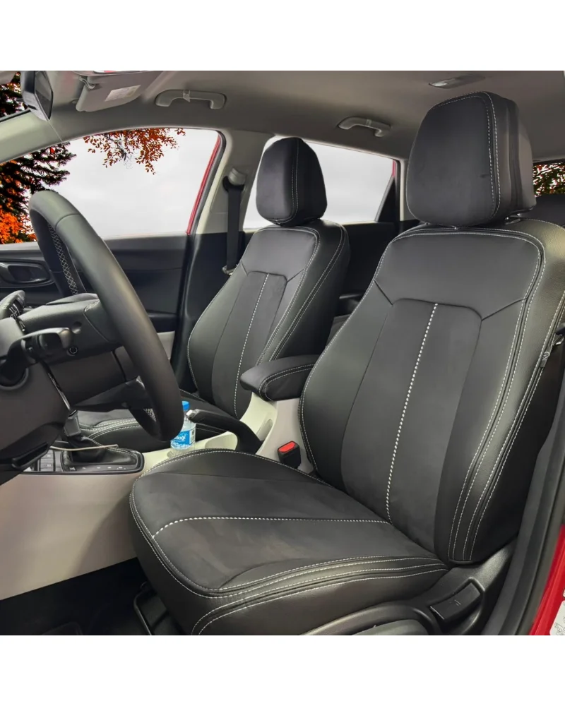 Hyundai İ-20 Özel Oto Koltuk Kılıfı - 1.Kalite Deri Tay Tüyü - Görsel 1