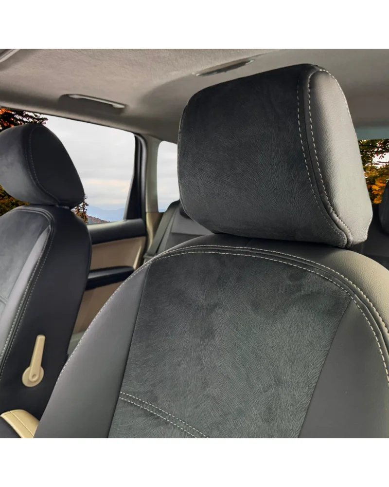 Ford C Max Özel Oto Koltuk Kılıfı - 1.Kalite Deri Tay Tüyü - Görsel 2