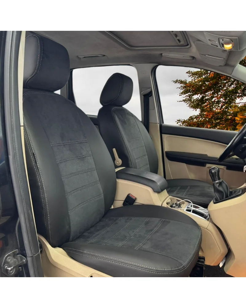 Ford C Max Özel Oto Koltuk Kılıfı - 1.Kalite Deri Tay Tüyü - Görsel 9
