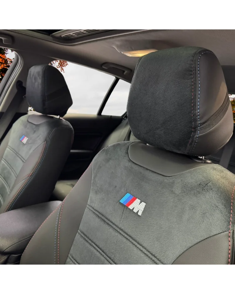 Bmw 116 Araca Özel Oto Koltuk Kılıfı - 1.Kalite Deri Tay Tüyü - Görsel 2