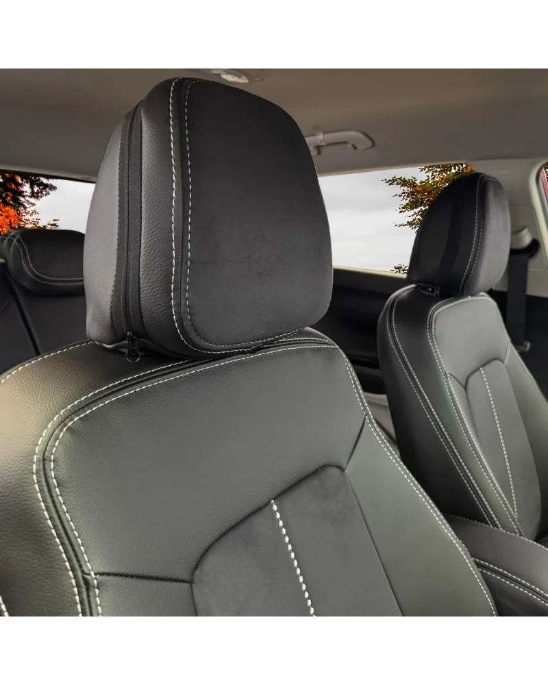 Hyundai İ-20 Özel Oto Koltuk Kılıfı - 1.Kalite Deri Tay Tüyü - Görsel 9