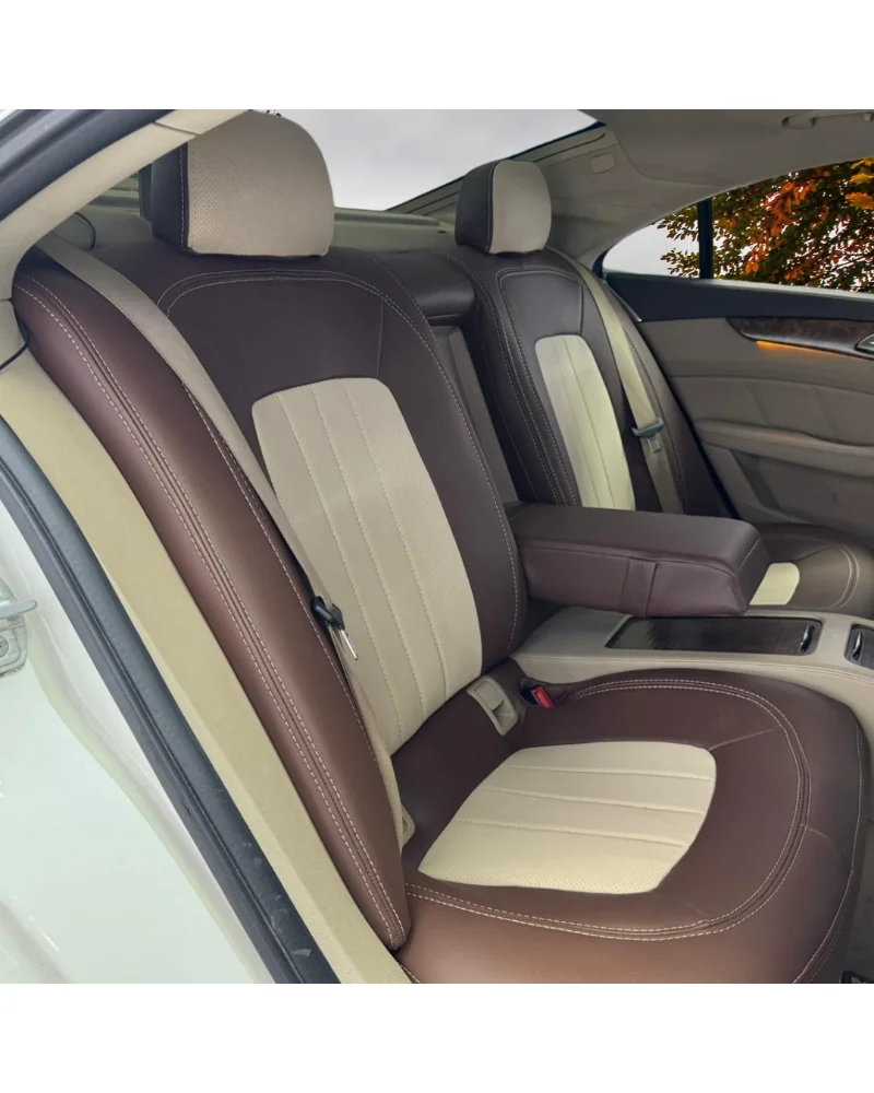 Mercedes-Benz CLS Özel Oto Koltuk Kılıfı - 1.Kalite Deri - Görsel 7