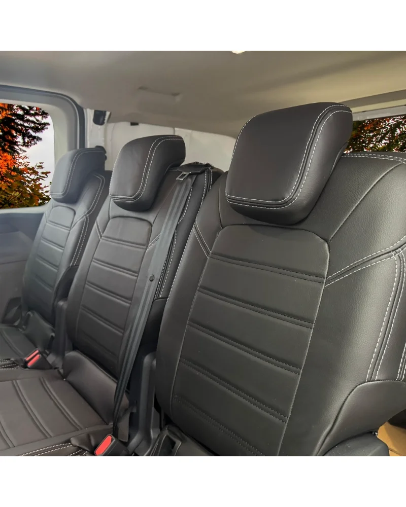 Ford Custom 5+1 Özel Oto Koltuk Kılıfı - 1.Kalite Deri - Görsel 4