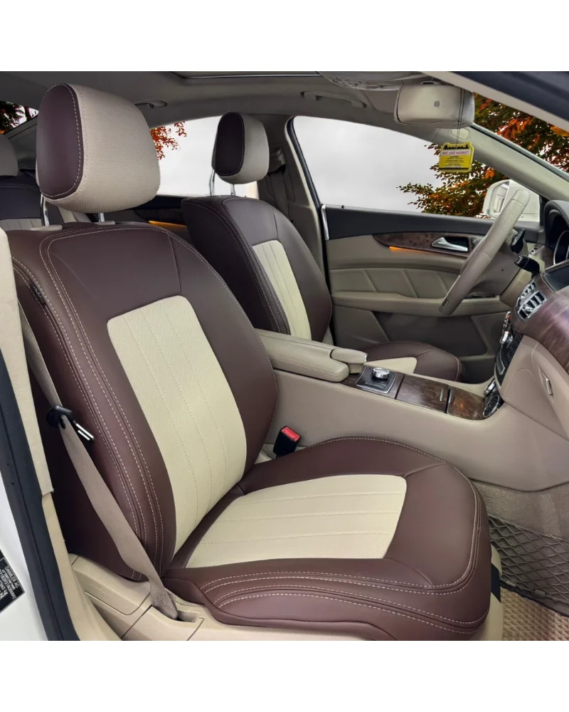 Mercedes-Benz CLS Özel Oto Koltuk Kılıfı - 1.Kalite Deri - Görsel 8