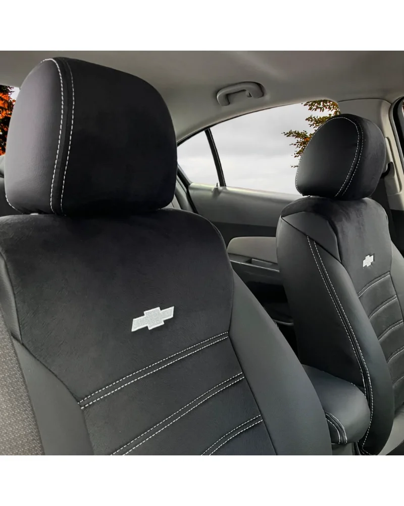 Chevrolet Cruze Özel Oto Koltuk Kılıfı - 1.Kalite Deri Tay Tüyü - Görsel 8