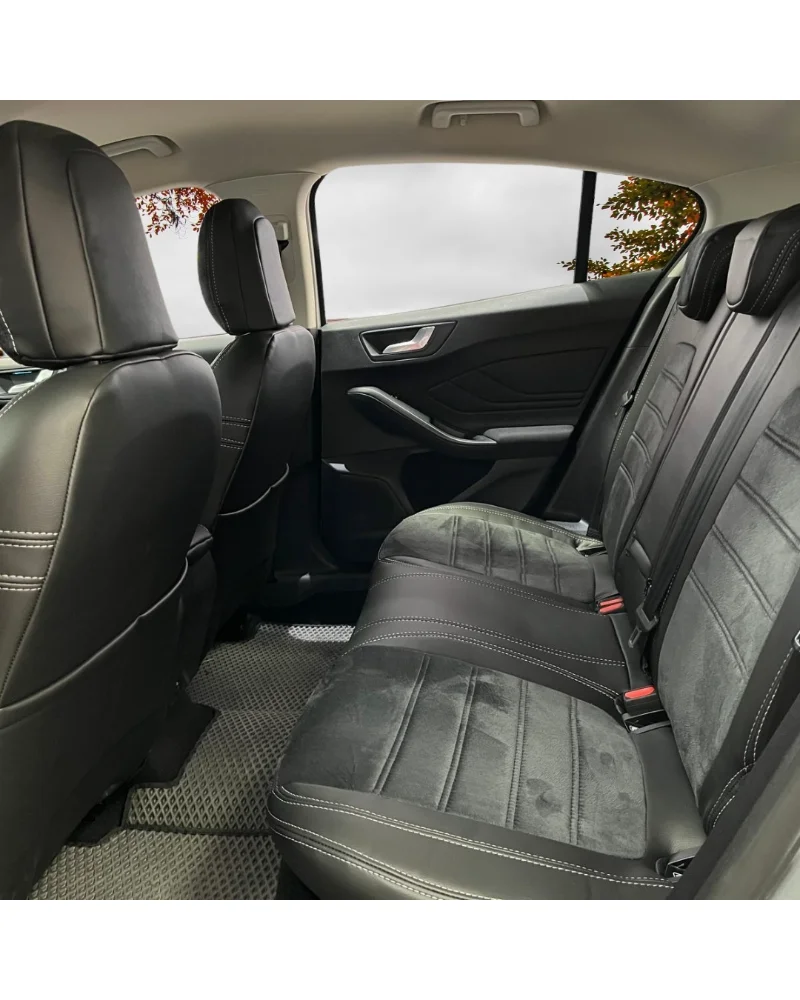 Ford Focus Özel Oto Koltuk Kılıfı - 1.Kalite Deri Tay Tüyü - Görsel 5