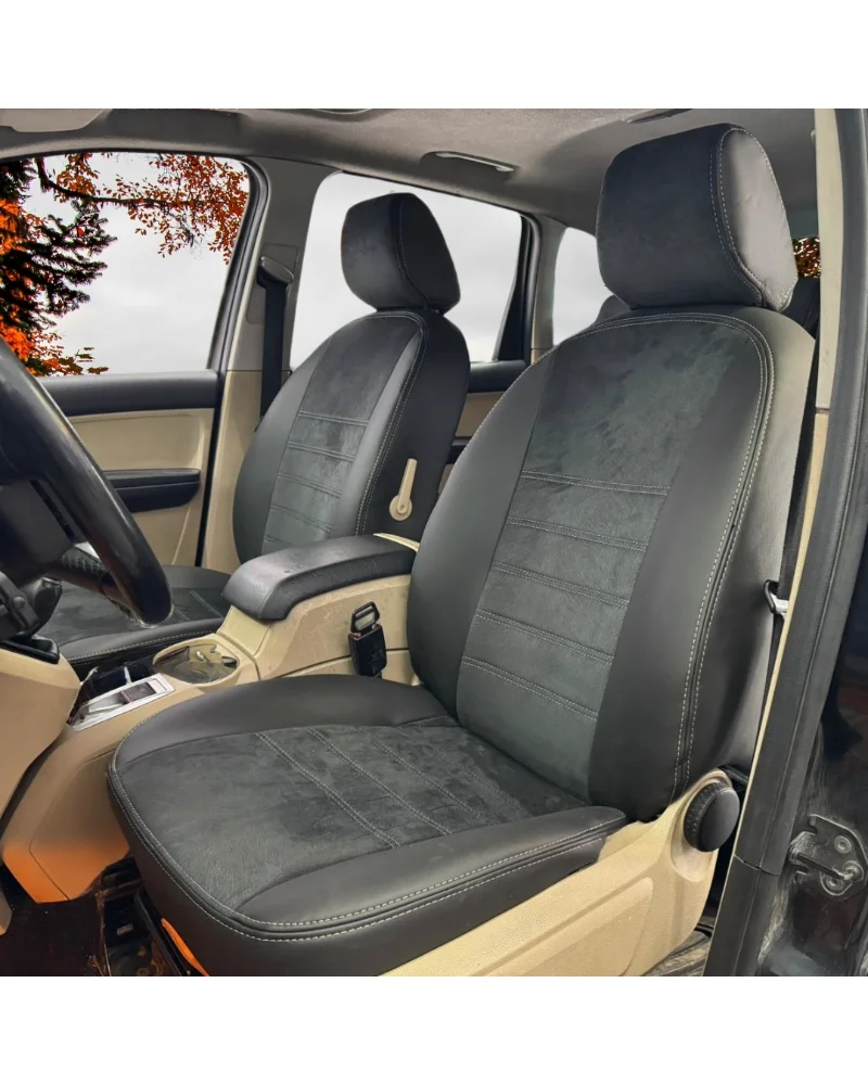 Ford C Max Özel Oto Koltuk Kılıfı - 1.Kalite Deri Tay Tüyü - Görsel 1