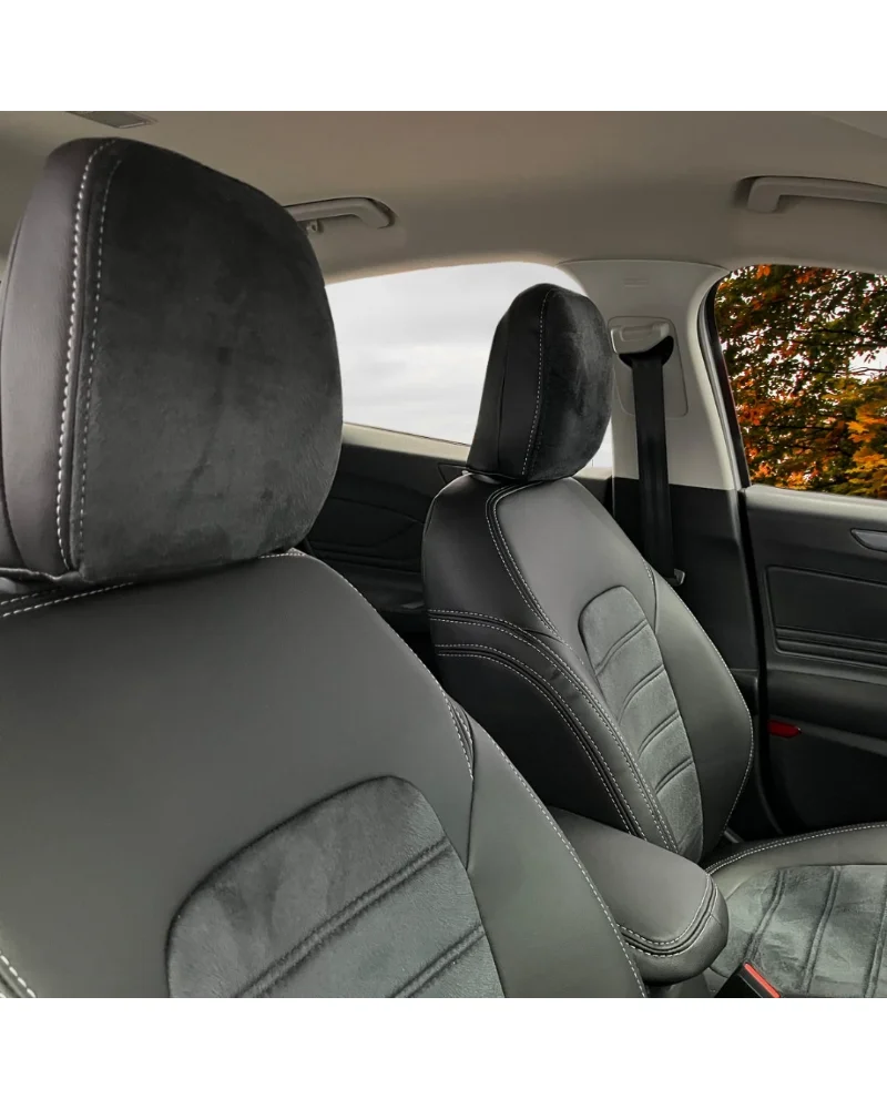 Ford Focus Özel Oto Koltuk Kılıfı - 1.Kalite Deri Tay Tüyü - Görsel 4